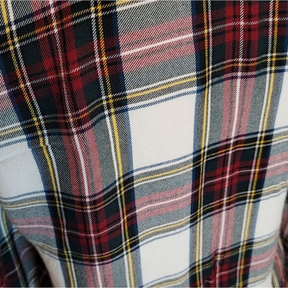Sanctuary Plaid Button Down Shirt Size Small - Picture 4 of 6